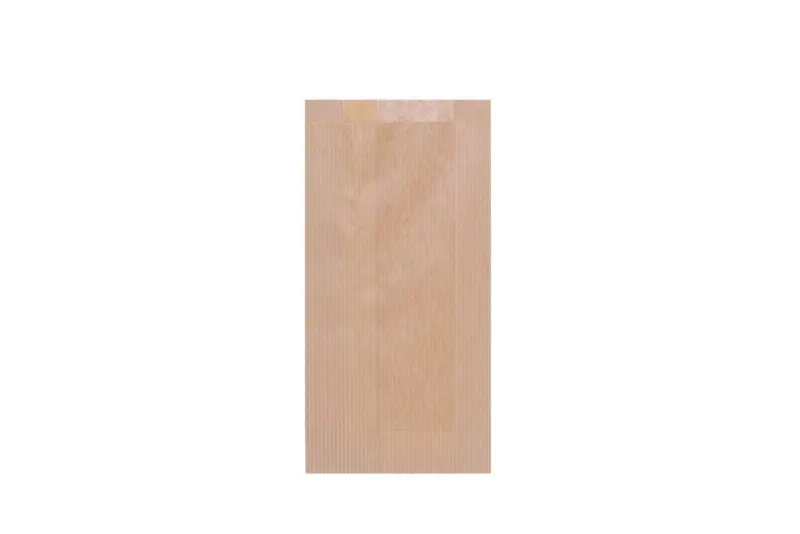 Faltenbeutel, Bäckerfaltenbeutel, braun, unbedruckt, Typ 433, 20 + 7 x 42 cm