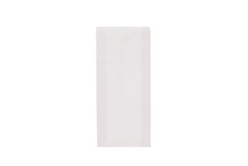 Faltenbeutel, Bäckerfaltenbeutel, weiß, undruckt, Typ 435, 20 + 7 x 48 cm
