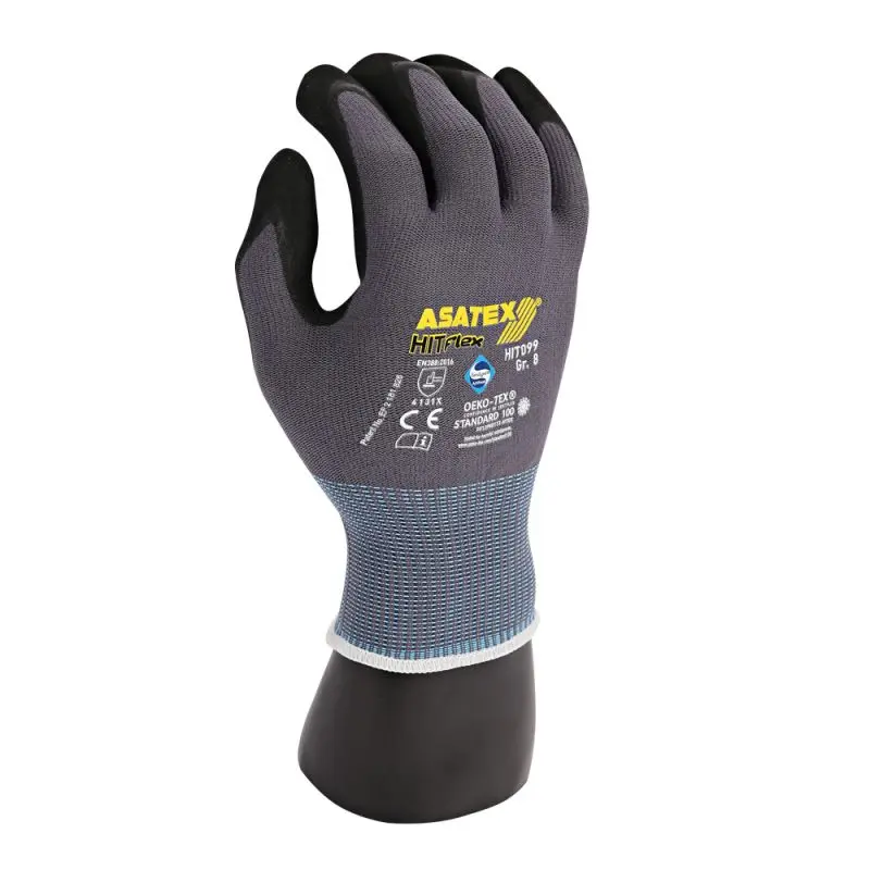 Feinstrickhandschuhe Ergo Star | Nitril-Mikroschaum-Beschichtung, Packung mit 12 Paar