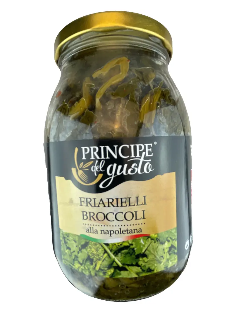 Friarielli alla napoletana – Principe del gusto - Stengelkohl (auf Italienisch auch Brokkoli genannt)