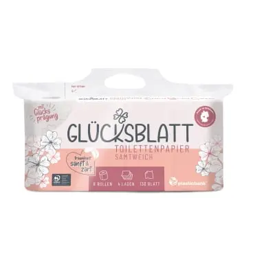 Fripa Glücksblatt Toilettenpapier, 4-lagig, weiß