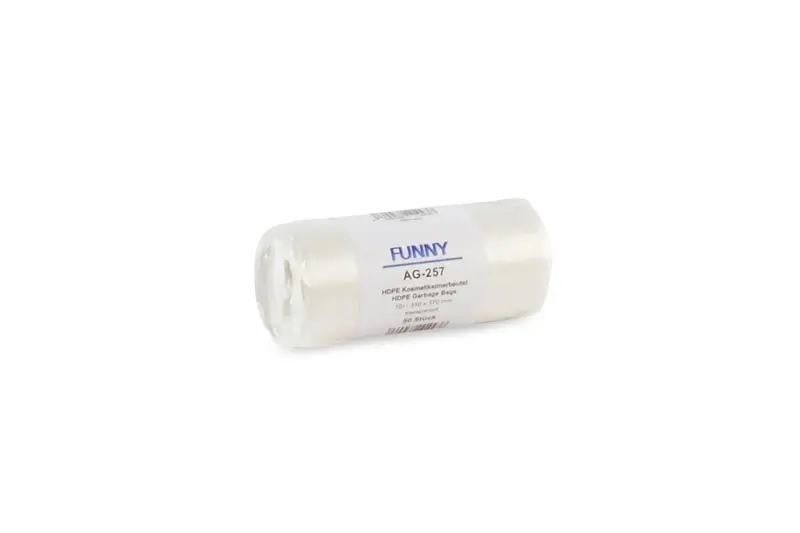FUNNY HDPE Kosmetikeimerbeutel natur, 31x37 cm