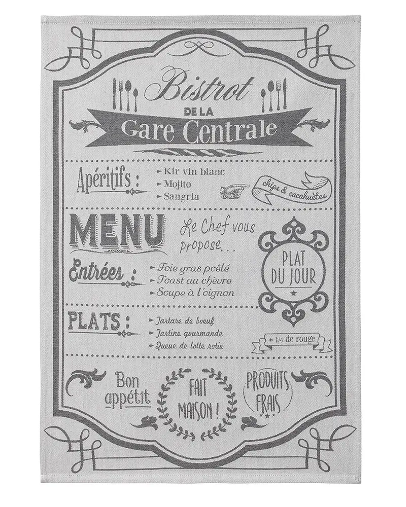 Geschirrtuch Jacquard Au Menu