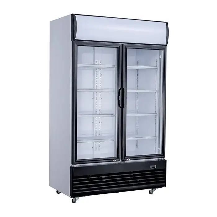 Getränkekühlschrank 2 Türen - 800 Liter - 1000x730x2072 mm - inkl. Räder