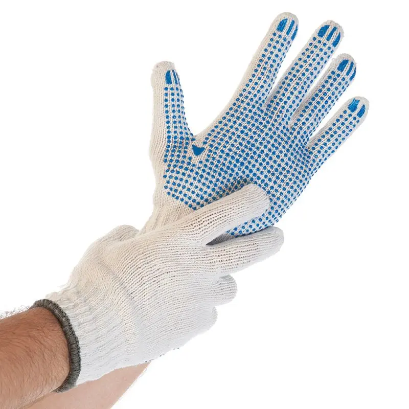 Grobstrickhandschuhe Structa | Nylon/Baumwolle, Packung mit 12 Paar