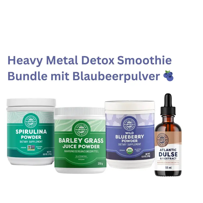 Heavy Metal Detox Smoothie Bundle mit Blaubeerpulver 🫐