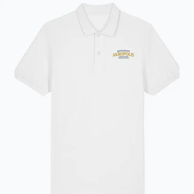 Herren & Damen Polo – Restaurant Akropolis (Brustdruck)