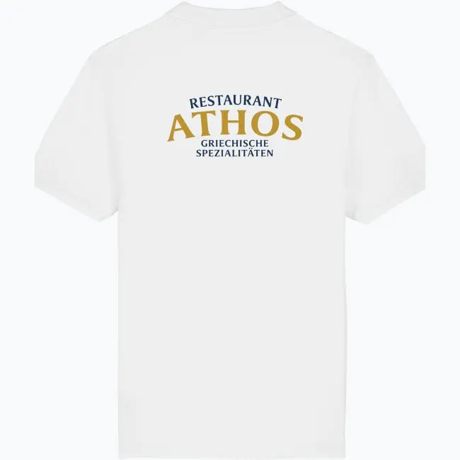 Herren & Damen Polo – Restaurant Athos (Beidseitig bedruckt)