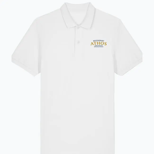 Herren & Damen Polo – Restaurant Athos (Brustdruck)