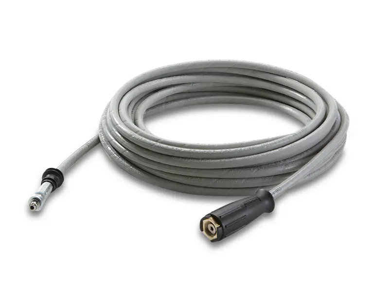 Hochdruckschlauch Lebensmittel, 15 m, DN 6, 250 bar, 1 x M22 x 1,5 / 1 x AVS-Schlauchtrommel