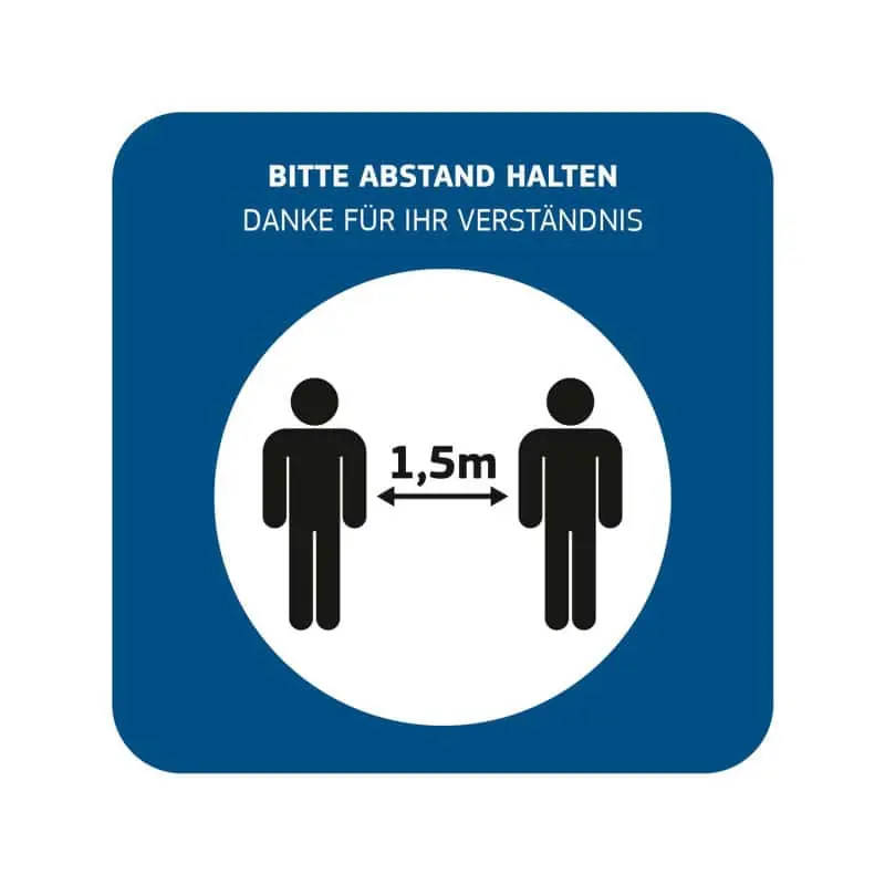 Hygiene-Hinweisschild