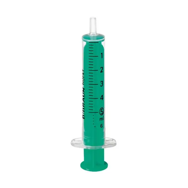 INJEKT Solo Spritze 5 ml Luer exzentrisch PVC-frei - 100x5Stück