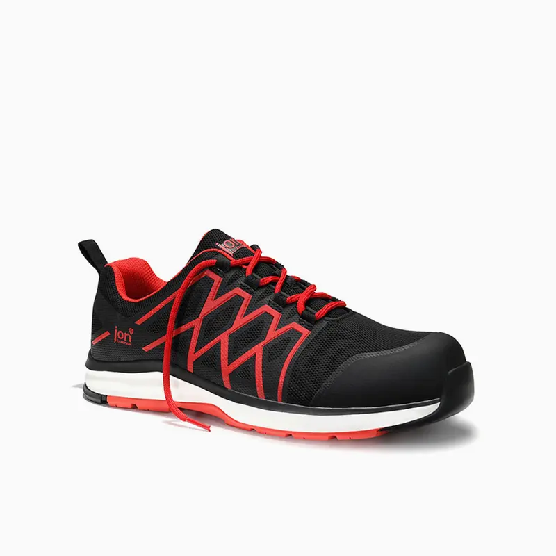 JORI Sicherheitshalbschuh SWIFT black-red Low ESD S1P