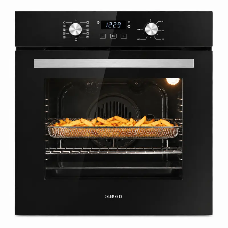 KB ELEMENTS Einbaubackofen 60 cm – Air Fry, 11 Funktionen, 73 Liter, Energieklasse A+