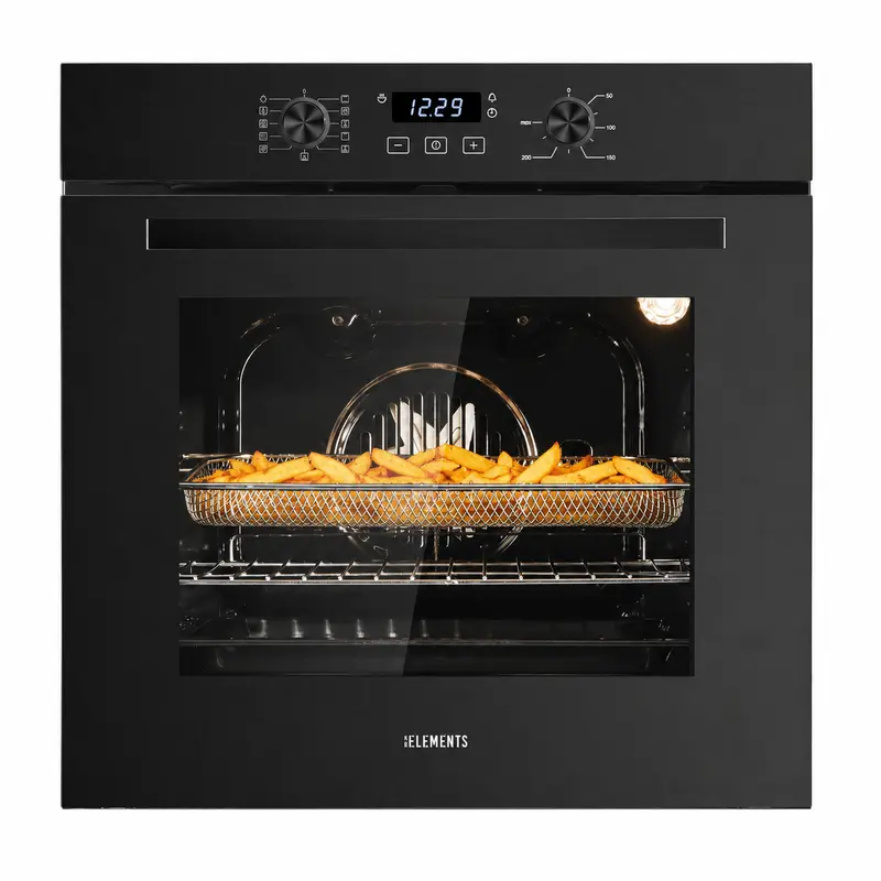 KB ELEMENTS Einbaubackofen 60 cm – Air Fry, 11 Funktionen, 73 Liter, Energieklasse A+