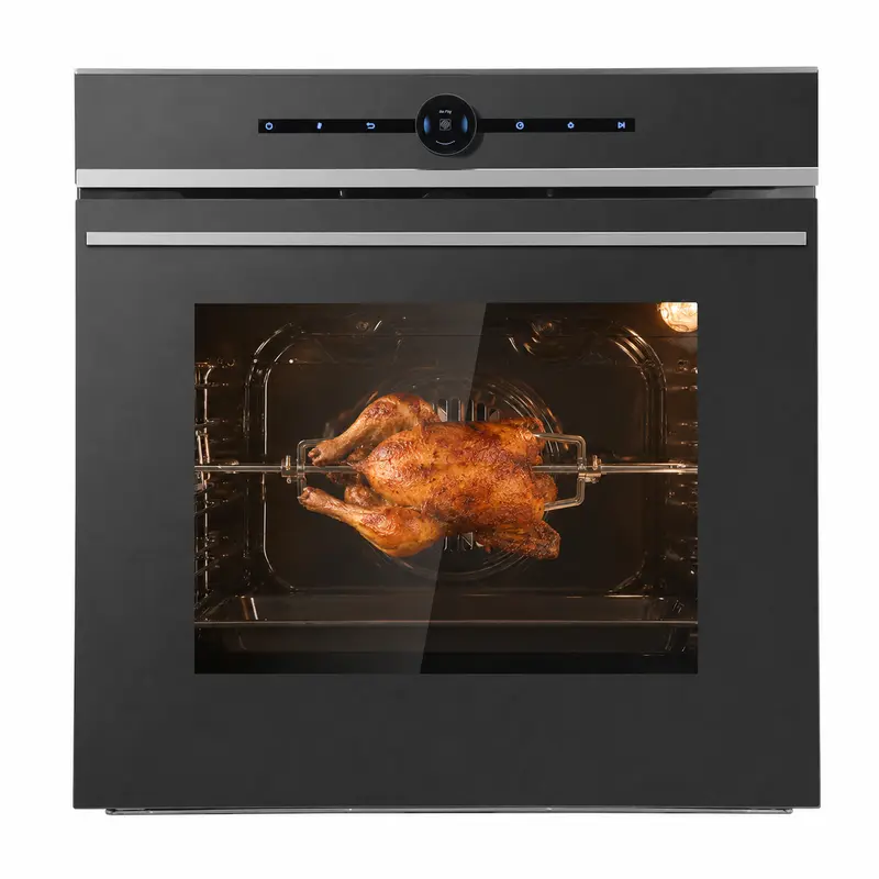 KB ELEMENTS Einbaubackofen 60 cm – Rotisserie, Air Fry, TFT-Display, 15 Funktionen, A+