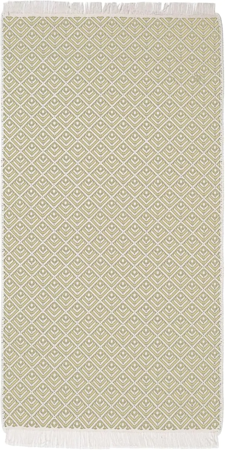 Kilim Teppich gelb 80cm x 150cm