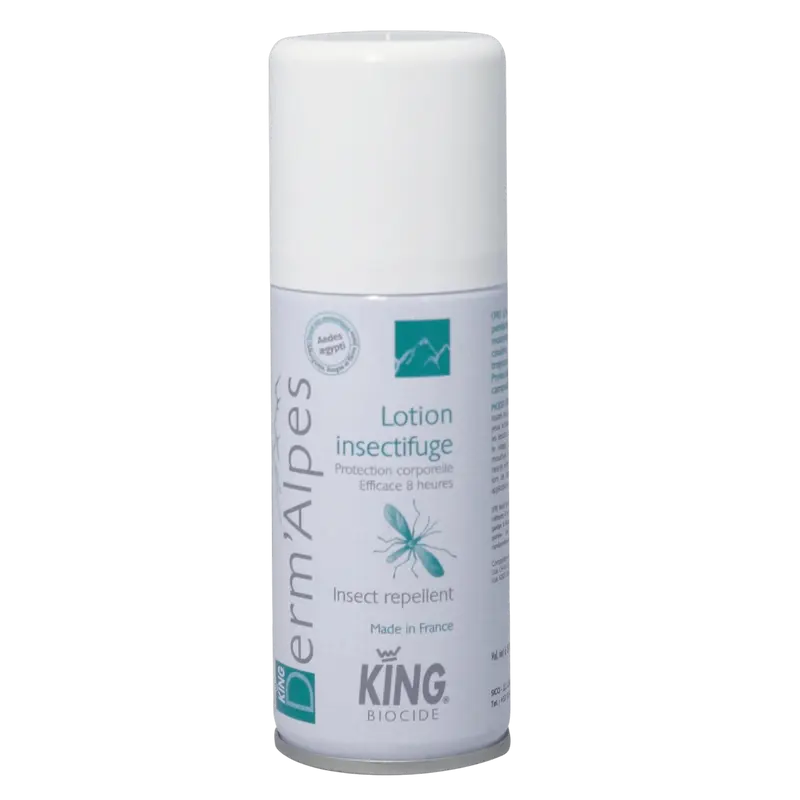 King Insektenabweisende Lotion 100 ml – 8 Stunden Schutz mit 40% DEET