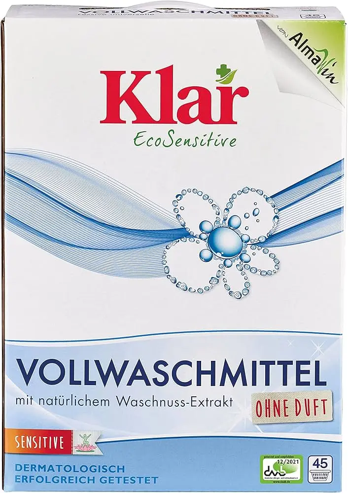 Klar - Vollwaschmittel Pulver, Waschnuss