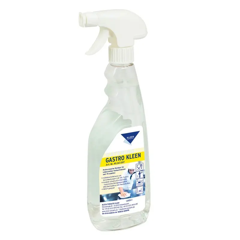 Kleen Purgartis Gastro Kleen, Oberflächenreiniger, transparent - Karton mit 6 Flaschen á 0,75 l
