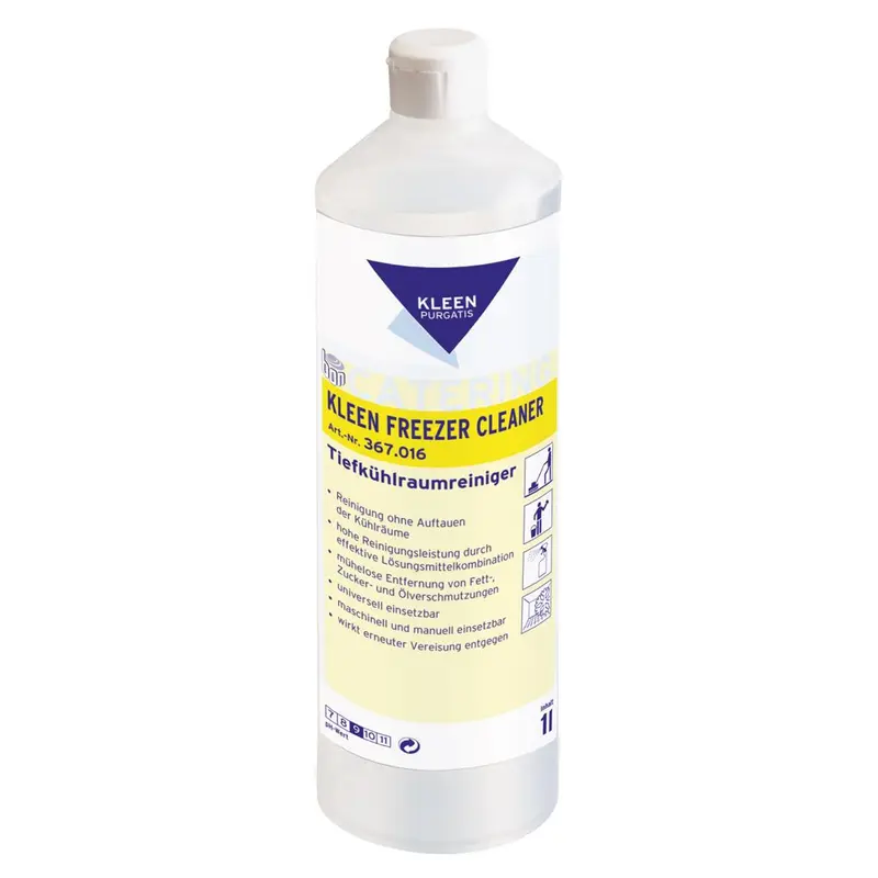 Kleen Purgatis Freezer Cleaner, Tiefkühlraumreiniger, transparent - Karton mit 12 Flaschen á 1 l