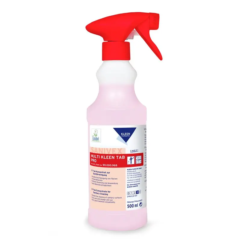 Kleen Purgatis Sanivex Multi Kleen Tab Pro, Sanitärreiniger Tabs, rot