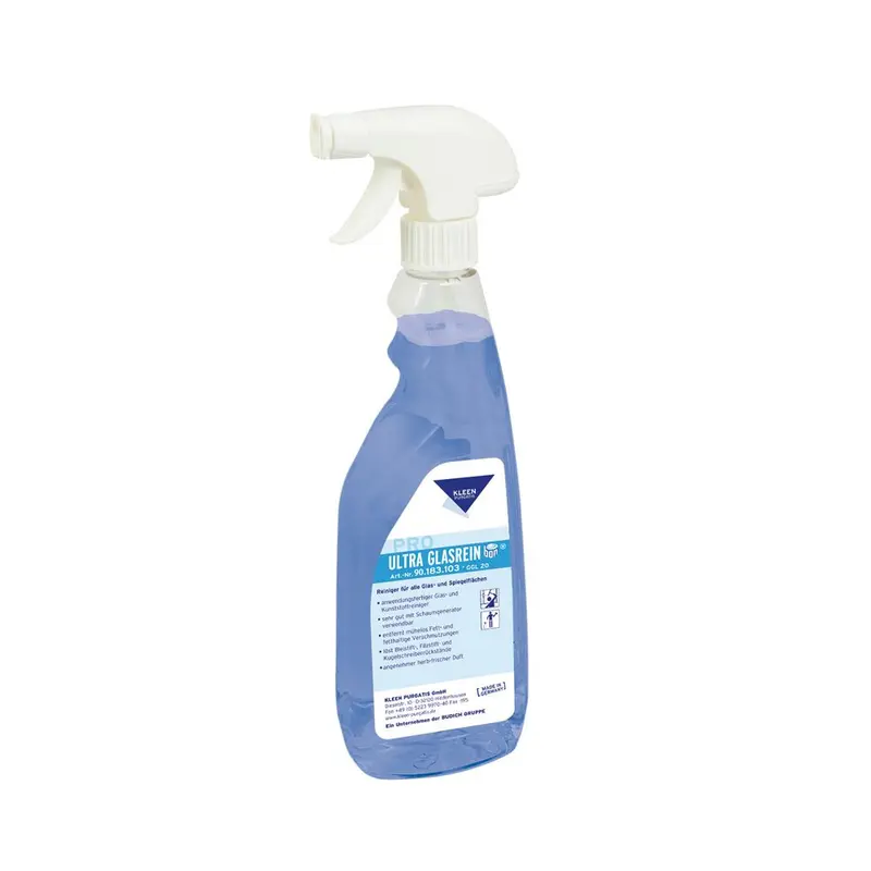 Kleen Purgatis Ultra Glasrein, Glasreiniger, blau - Karton mit 6 Flaschen á 0,75 l