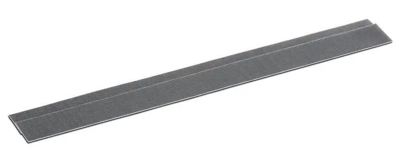 Klettverbindung, grau, 650 mm, 2 Stück