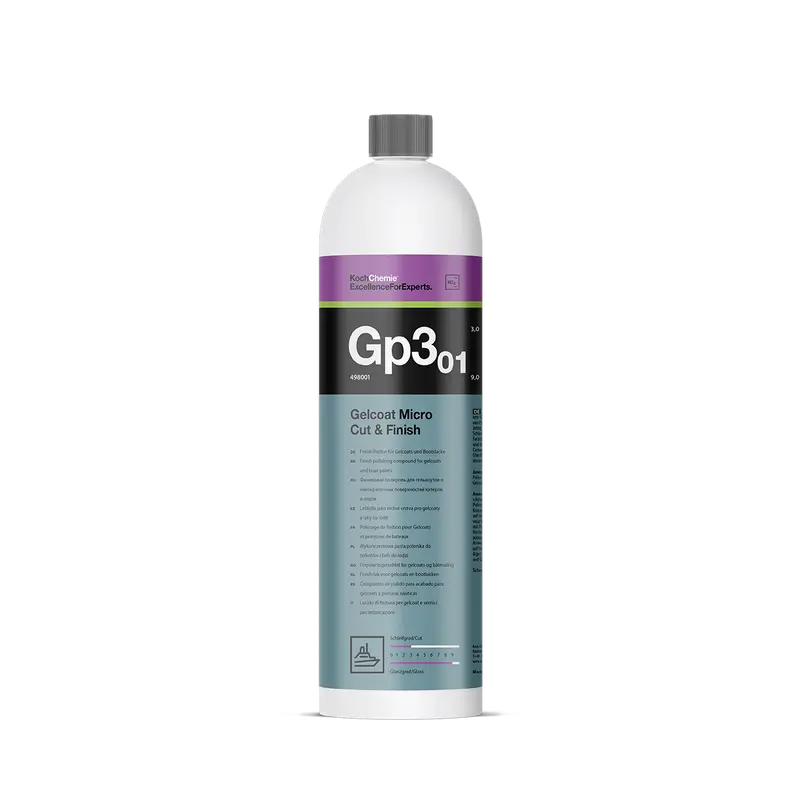 Koch Chemie Gelcoat Micro Cut & Finish 1L Finish-Politur für Gelcoats und Bootslacke