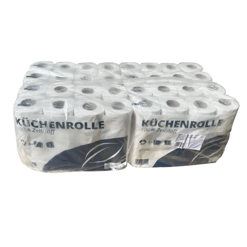 Küchenrolle | 3-lagig | Großpackung 24 Rollen (4x6 Rollen)
