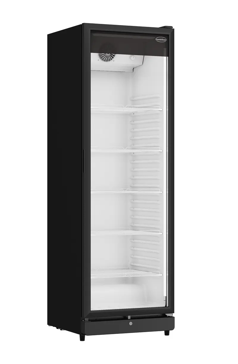 Kühlschrank 1 Glastür PIB-360R - 595x585x1864 mm - 0,32 kW