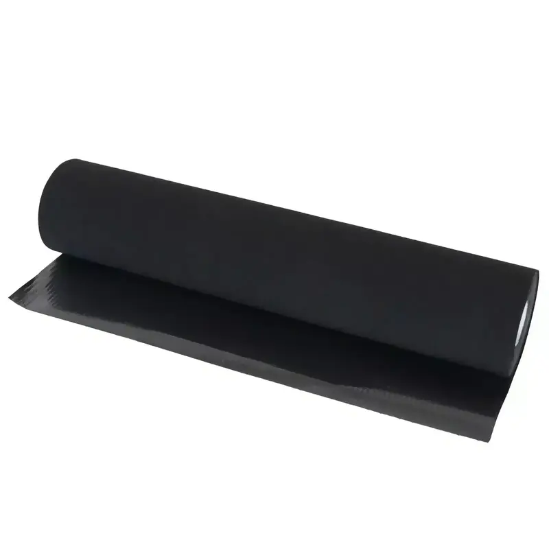Liegenabdeckung schwarz 40m | 3-lagig | 60x50cm perforiert | 6 Rollen