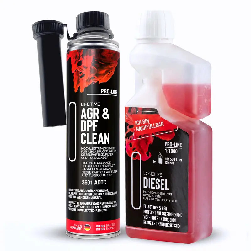 LIFETIME Diesel AGR & DPF Reinigungs-Kur – DPF-Reiniger + Dauerpflege im Set
