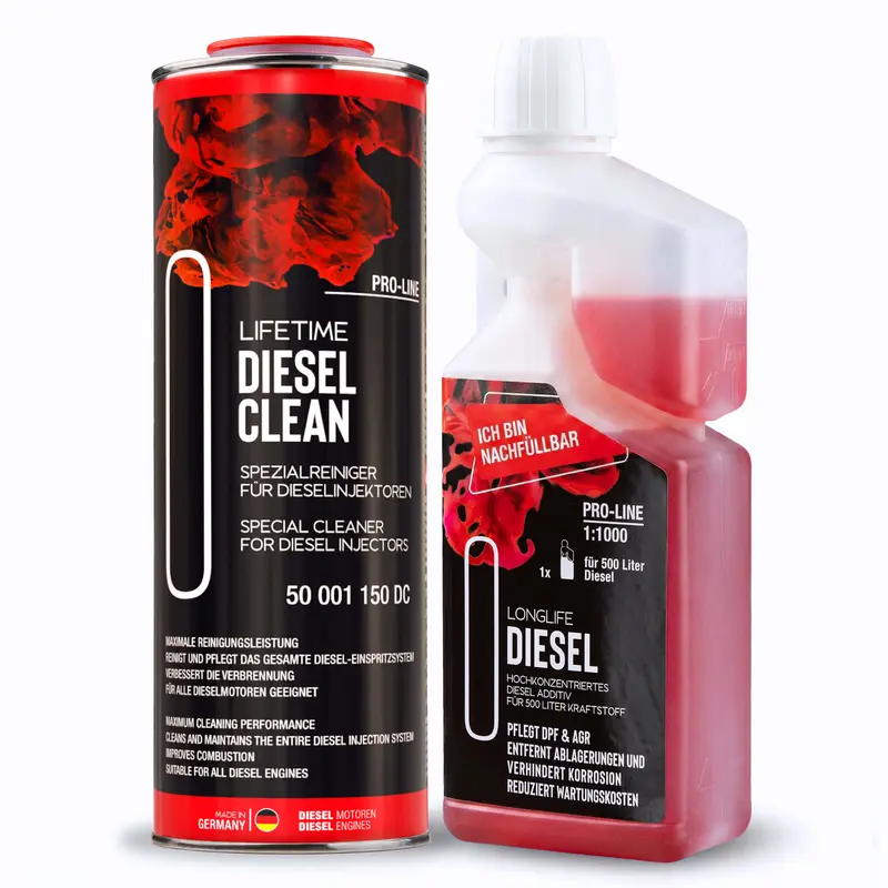 LIFETIME Diesel Injektor & System Reinigungs-Kur – Diesel-Reiniger + Dauerpflege im Set