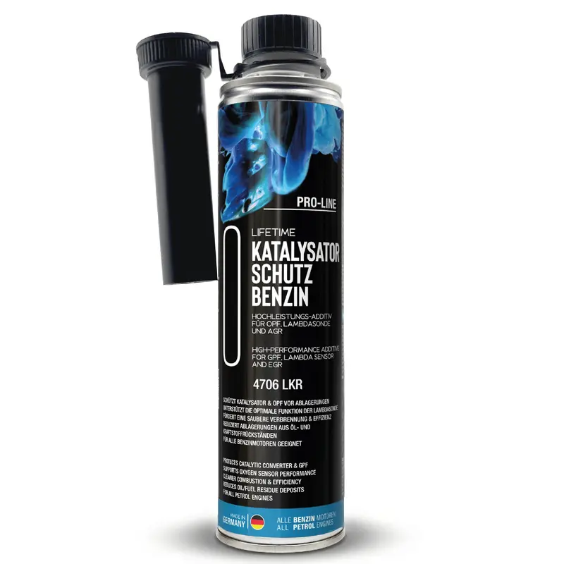 LIFETIME Katalysator Schutz Benzin – 4-in-1 Abgastrakt-Schutz, 400 ml