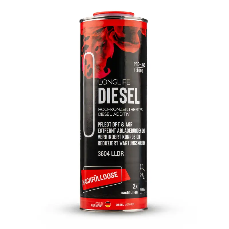 LIFETIME Longlife DIESEL Pro-Line – Diesel-Additiv für die Dauerpflege 1.000 ml Nachfülldose