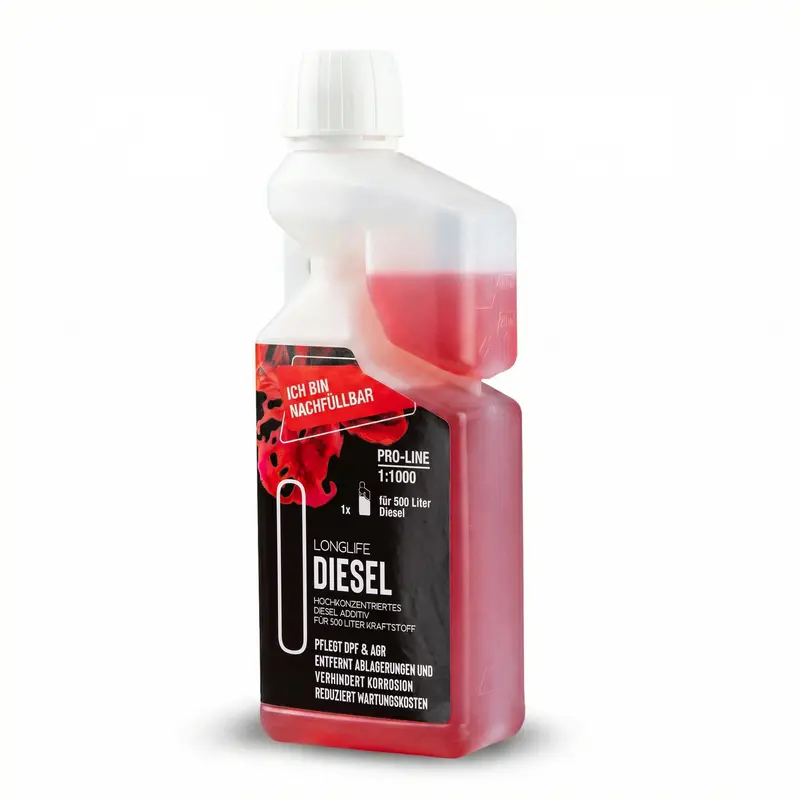 LIFETIME Longlife DIESEL Pro-Line – Diesel-Additiv für die Dauerpflege 500 ml Dosierflasche