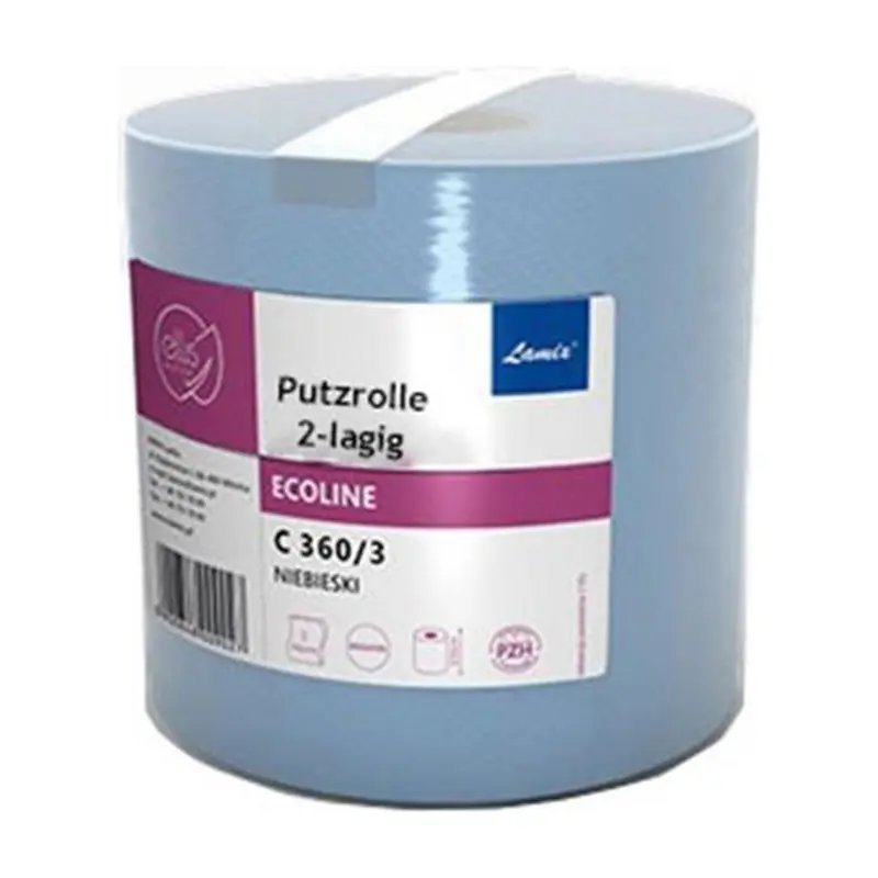 Lorito Putzrolle Papierhandtuchrolle für Industrie 2-lagig