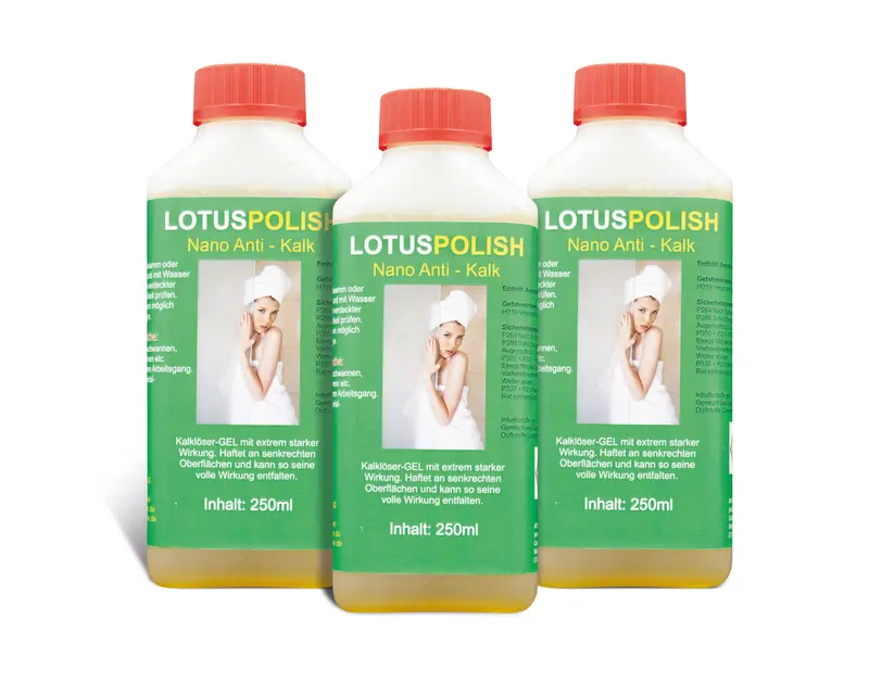 Lotus Polish Anti-Kalk 100% biologisch, Super-Konzentrat 3-er Pack