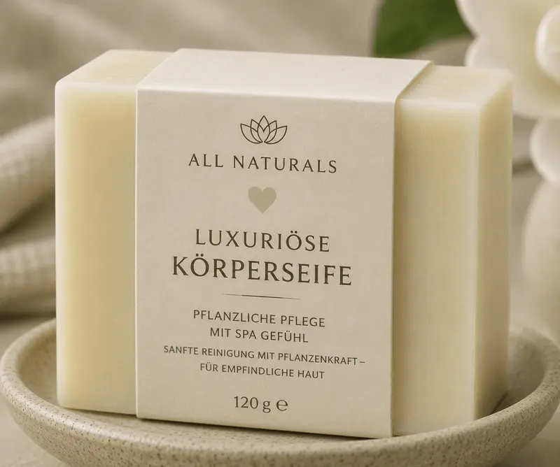 Luxus Körperseife – Luxuriöse Reinigung mit Reiskeimöl & Squalan-120g