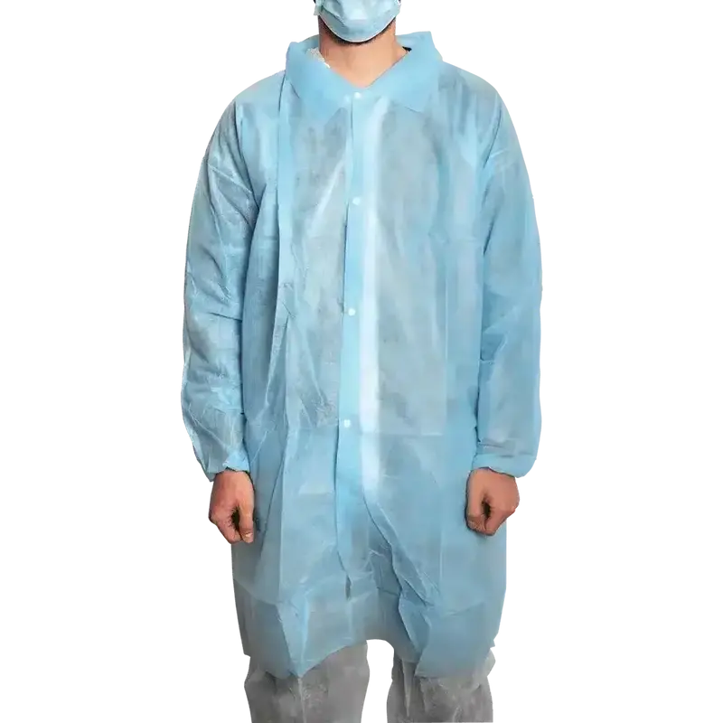 MaiMed Coat V | Schutzkittel | Besucherkittel | 120 Stück | 10 Stück