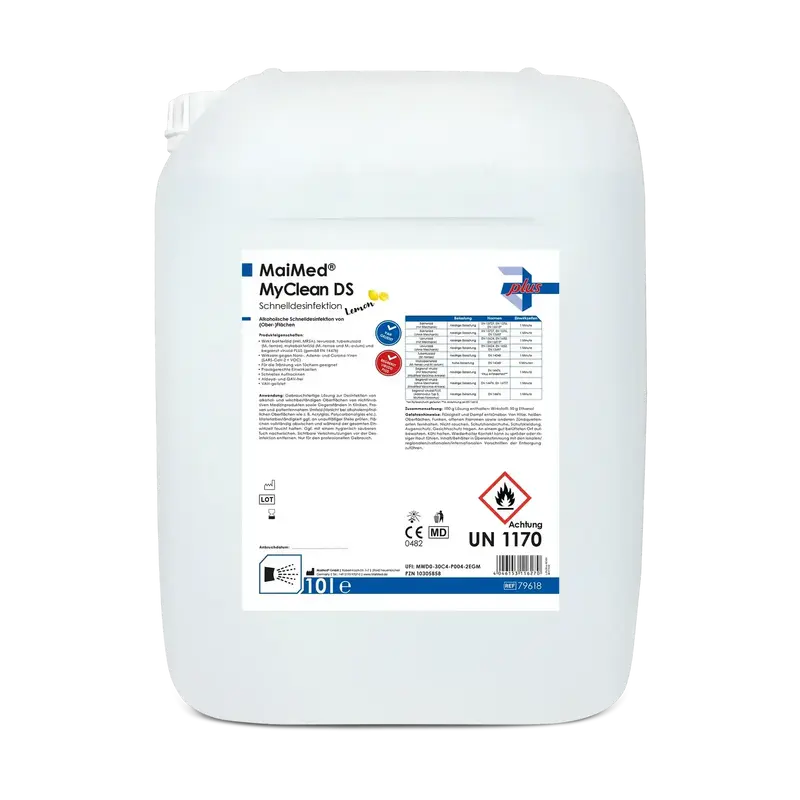 MaiMed MyClean DS 10L Kanister Schnelldesinfektion versch. Düfte