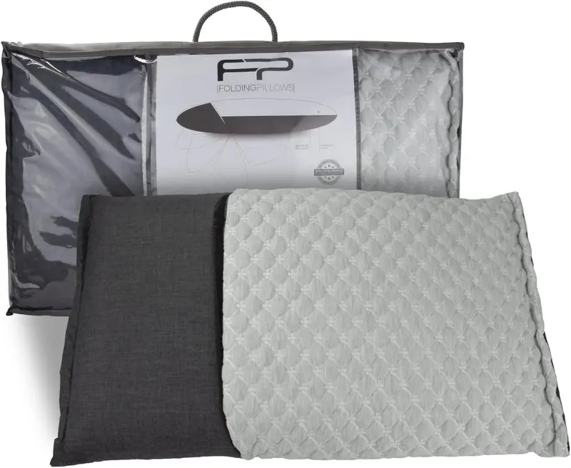 MaxxGoods Multifunktion Klappkissen, aus Polyurethan Schaumstoff & 100% Baumwollbezug, Stuhlkissen, Kissen für Sitzposition, Liegepositionen für Schlafzimmer, Wohnzimmer und Büro (73 x 43 x 13,8 cm)