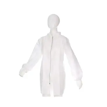 MED-COMFORT Besucherjacke mit Reißverschluss, PP-Vlies, weiß