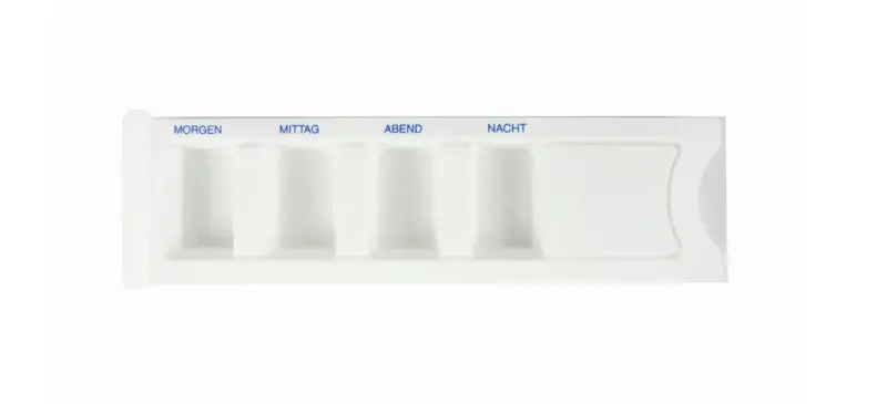 Medikamentendispenser 4-fach Weiß 200 Stück
