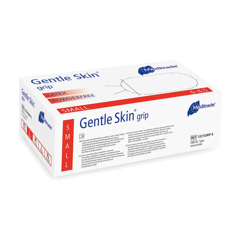 Meditrade Gentle Skin grip - Latex-Untersuchungshandschuhe - S bis XL
