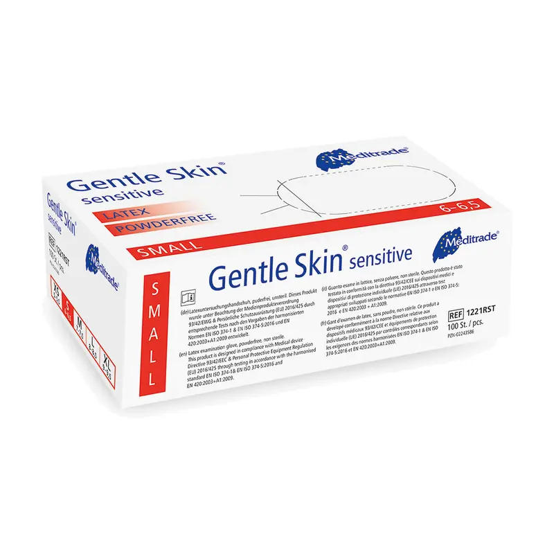 Meditrade Gentle Skin sensitive - Latex-Untersuchungshandschuhe