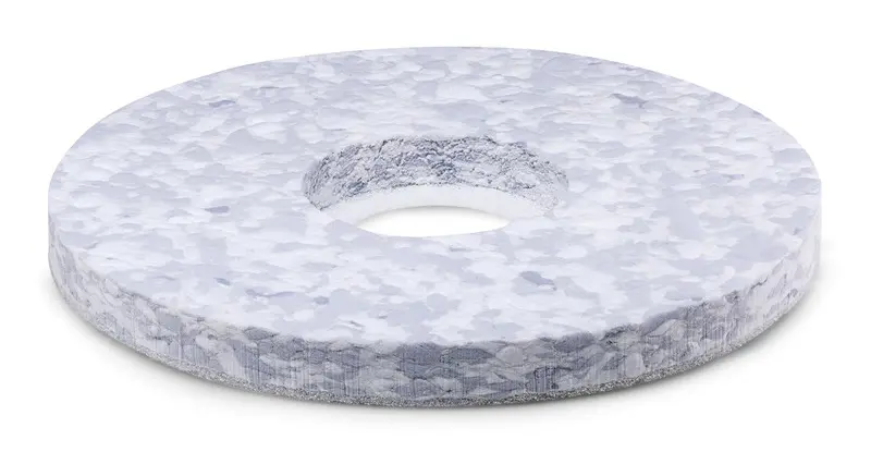 Melaminpad, grau / weiß, 330 mm, 2 Stück