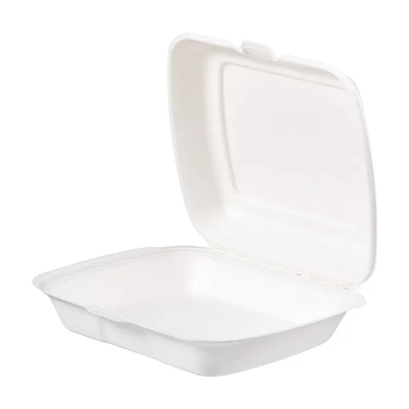 Menüboxen, Zuckerrohr ungeteilt 23X20CM 100pcs