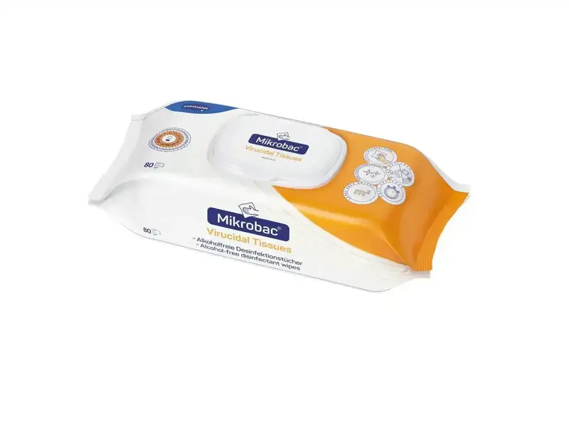 Mikrobac® Virucidal Tissues – voll viruzide Desinfektionstücher